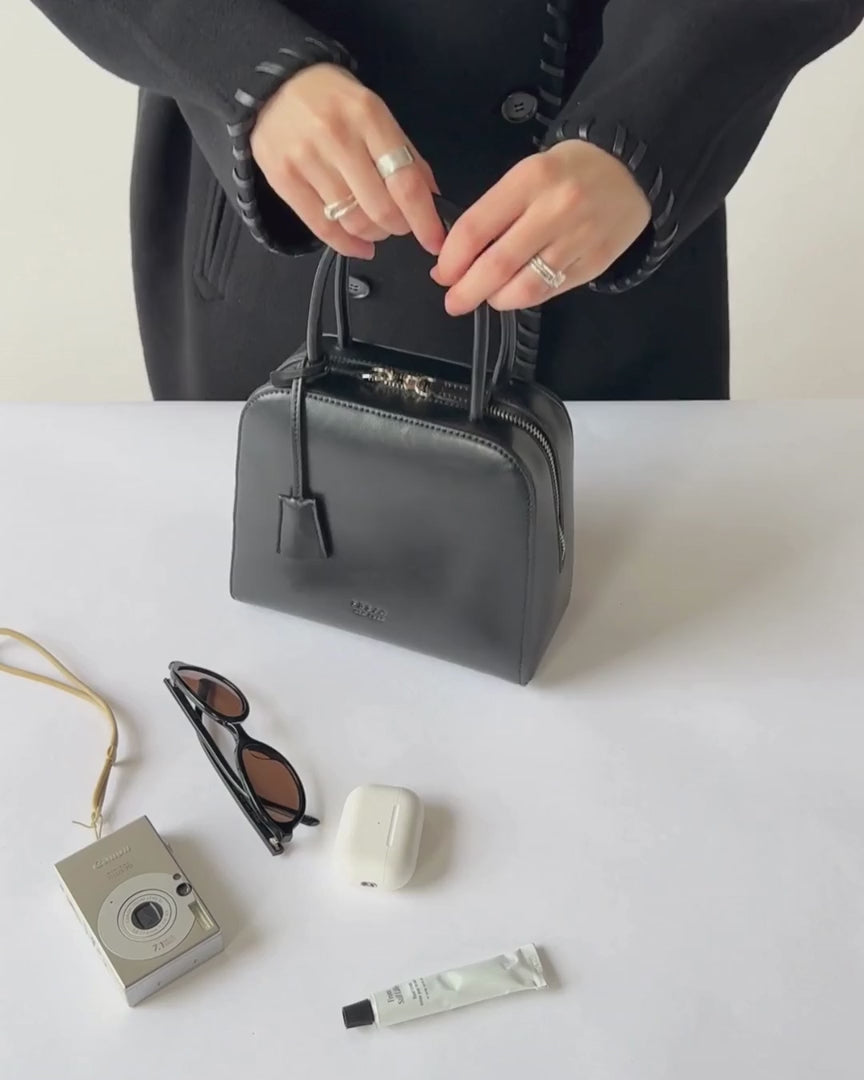 Sac Miro brillant couleur raisin