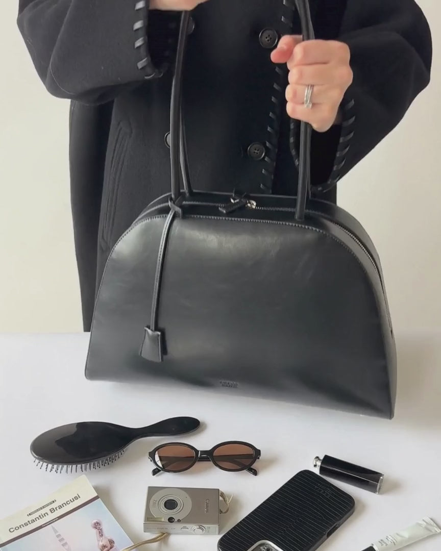 Sac Alma Tall Noir Brillant