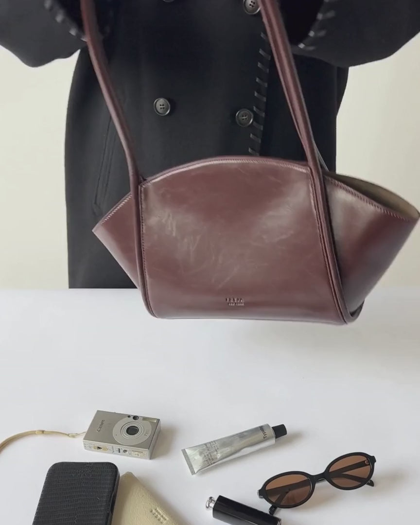 Sac Sylvie Noir Brillant